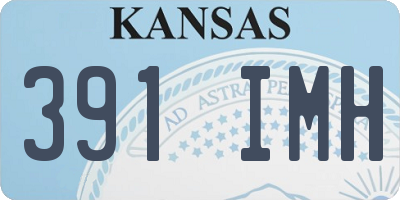 KS license plate 391IMH