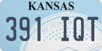 KS license plate 391IQT