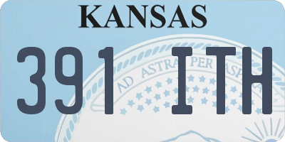 KS license plate 391ITH