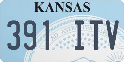 KS license plate 391ITV