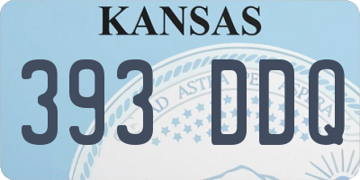 KS license plate 393DDQ