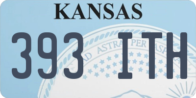 KS license plate 393ITH