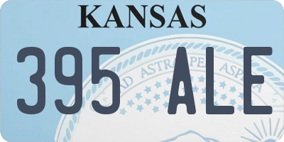 KS license plate 395ALE