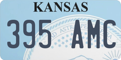 KS license plate 395AMC