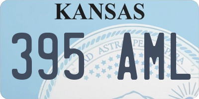 KS license plate 395AML