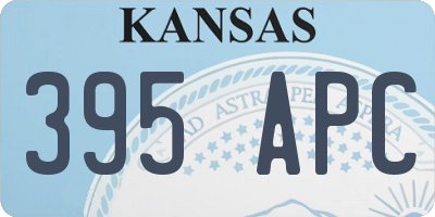 KS license plate 395APC