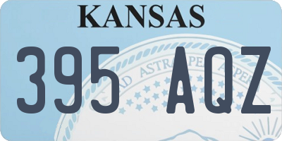 KS license plate 395AQZ