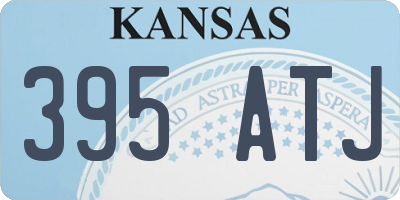 KS license plate 395ATJ