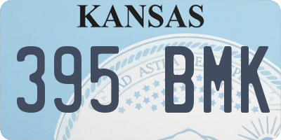 KS license plate 395BMK