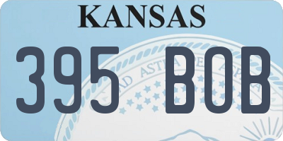 KS license plate 395BOB