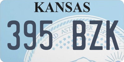 KS license plate 395BZK