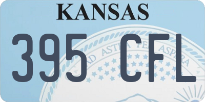 KS license plate 395CFL