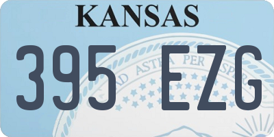KS license plate 395EZG