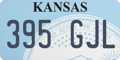 KS license plate 395GJL