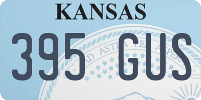KS license plate 395GUS