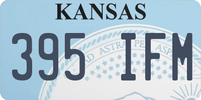 KS license plate 395IFM