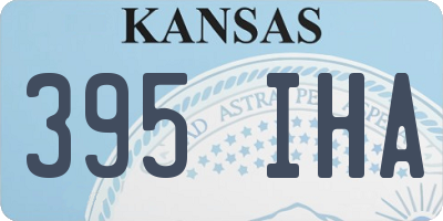 KS license plate 395IHA
