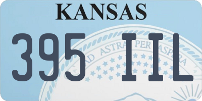 KS license plate 395IIL