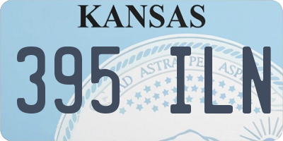 KS license plate 395ILN