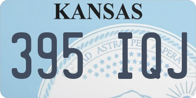 KS license plate 395IQJ