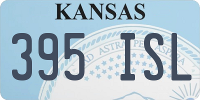 KS license plate 395ISL
