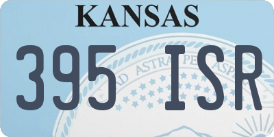 KS license plate 395ISR