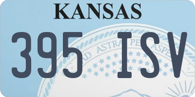 KS license plate 395ISV