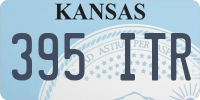 KS license plate 395ITR