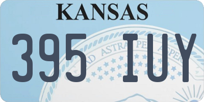 KS license plate 395IUY