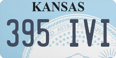KS license plate 395IVI