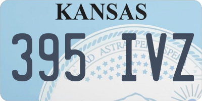 KS license plate 395IVZ