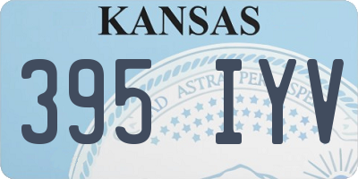KS license plate 395IYV