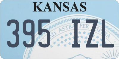 KS license plate 395IZL