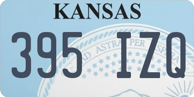KS license plate 395IZQ