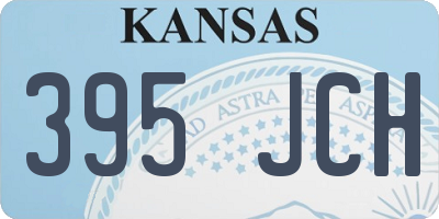 KS license plate 395JCH