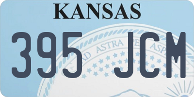 KS license plate 395JCM