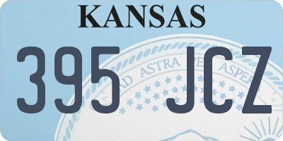 KS license plate 395JCZ
