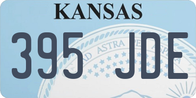 KS license plate 395JDE