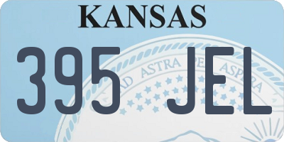 KS license plate 395JEL