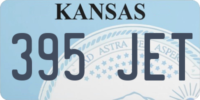 KS license plate 395JET