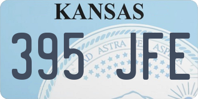 KS license plate 395JFE