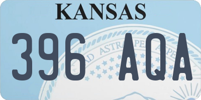 KS license plate 396AQA