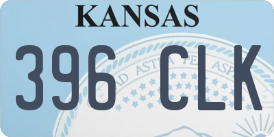 KS license plate 396CLK