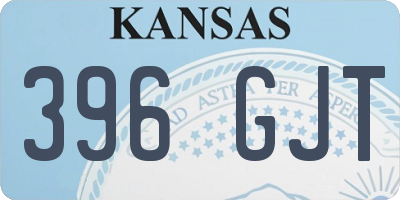 KS license plate 396GJT