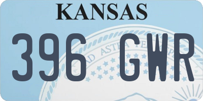 KS license plate 396GWR