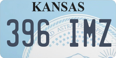 KS license plate 396IMZ