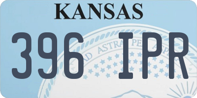 KS license plate 396IPR