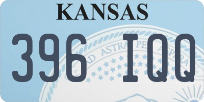 KS license plate 396IQQ