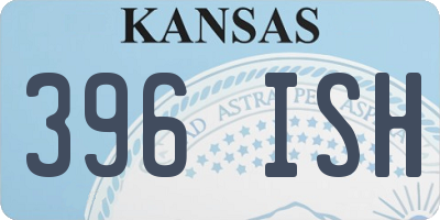 KS license plate 396ISH