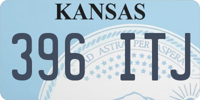 KS license plate 396ITJ